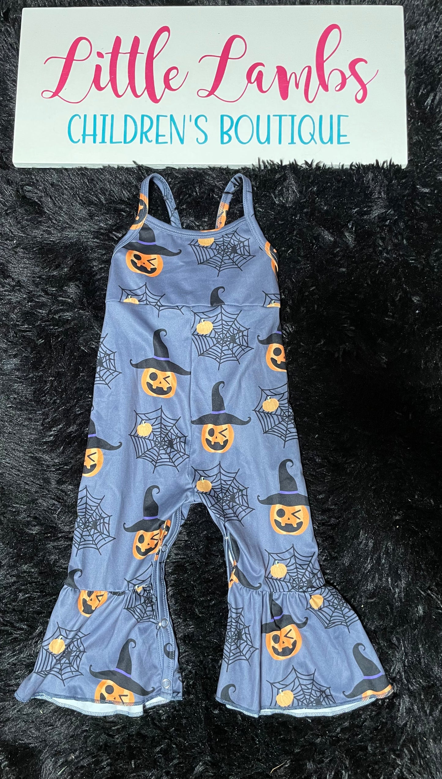 Pumpkin Witch Romper