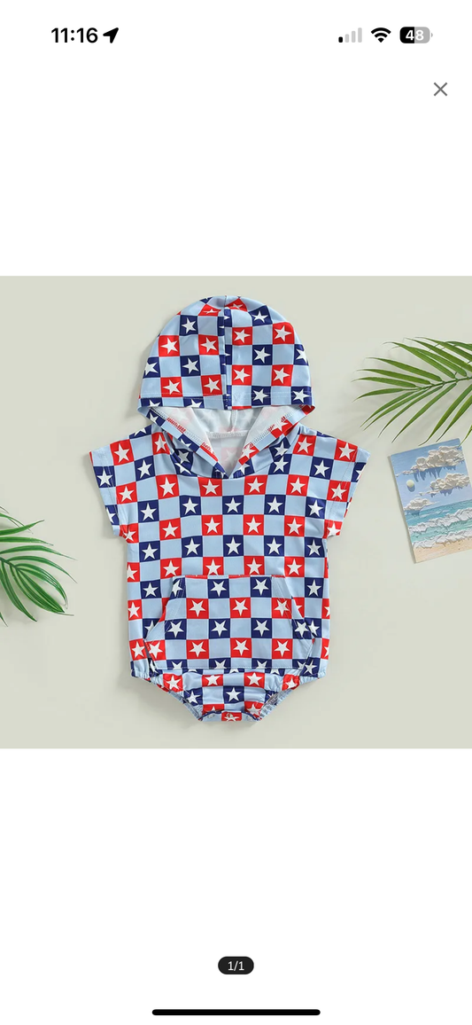 Wall Sale-4th bubble romper b0y