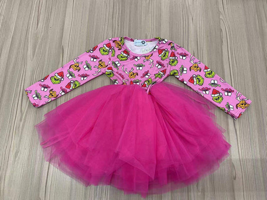LL custom- pink mean one tulle dress