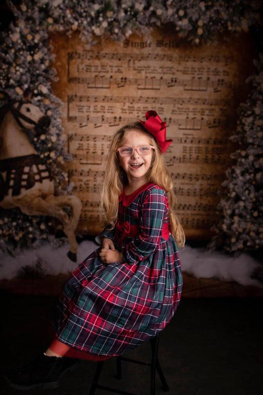 LL custom- plaid dress