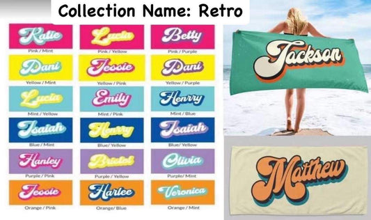 Custom towels - Retro