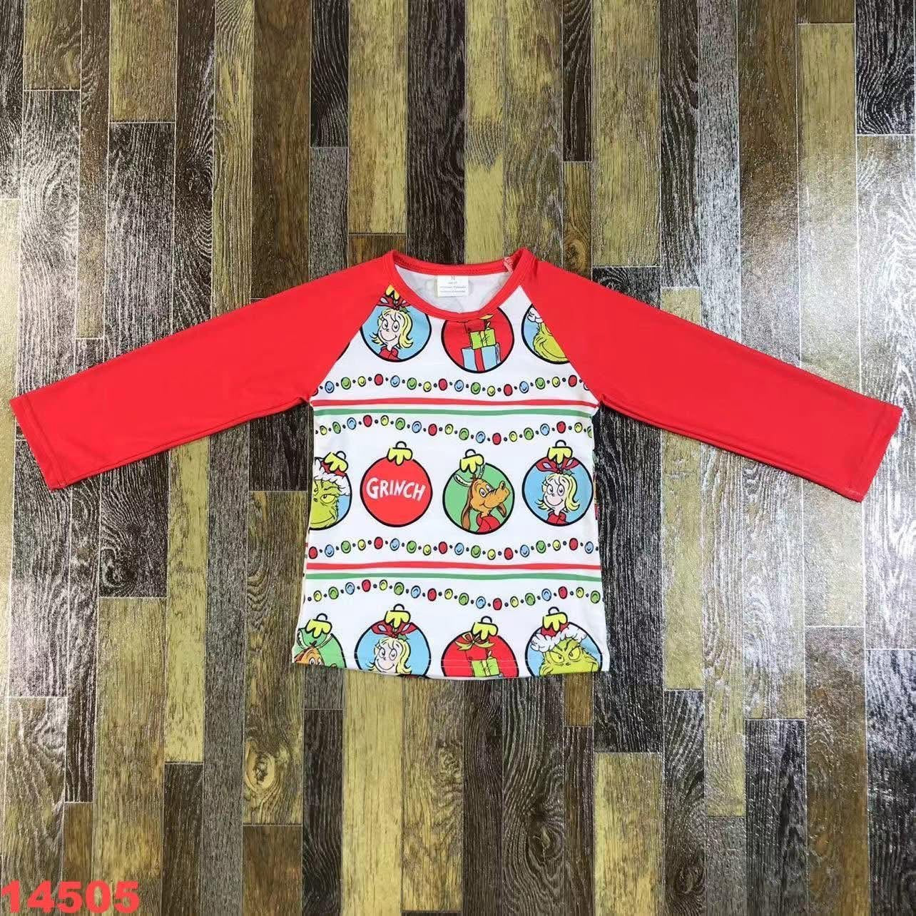 September-preorder-2025-clearance-Christmas shirt with ornaments