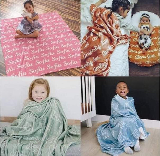 Summer 2024-Custom name blanket