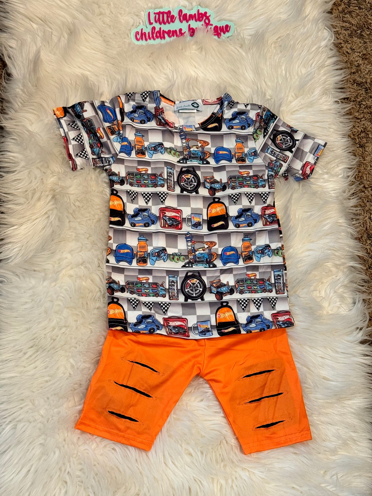 LL custom Hot wheel outfit