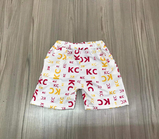 LL CUSTOM boy chiefs shorts with pocket