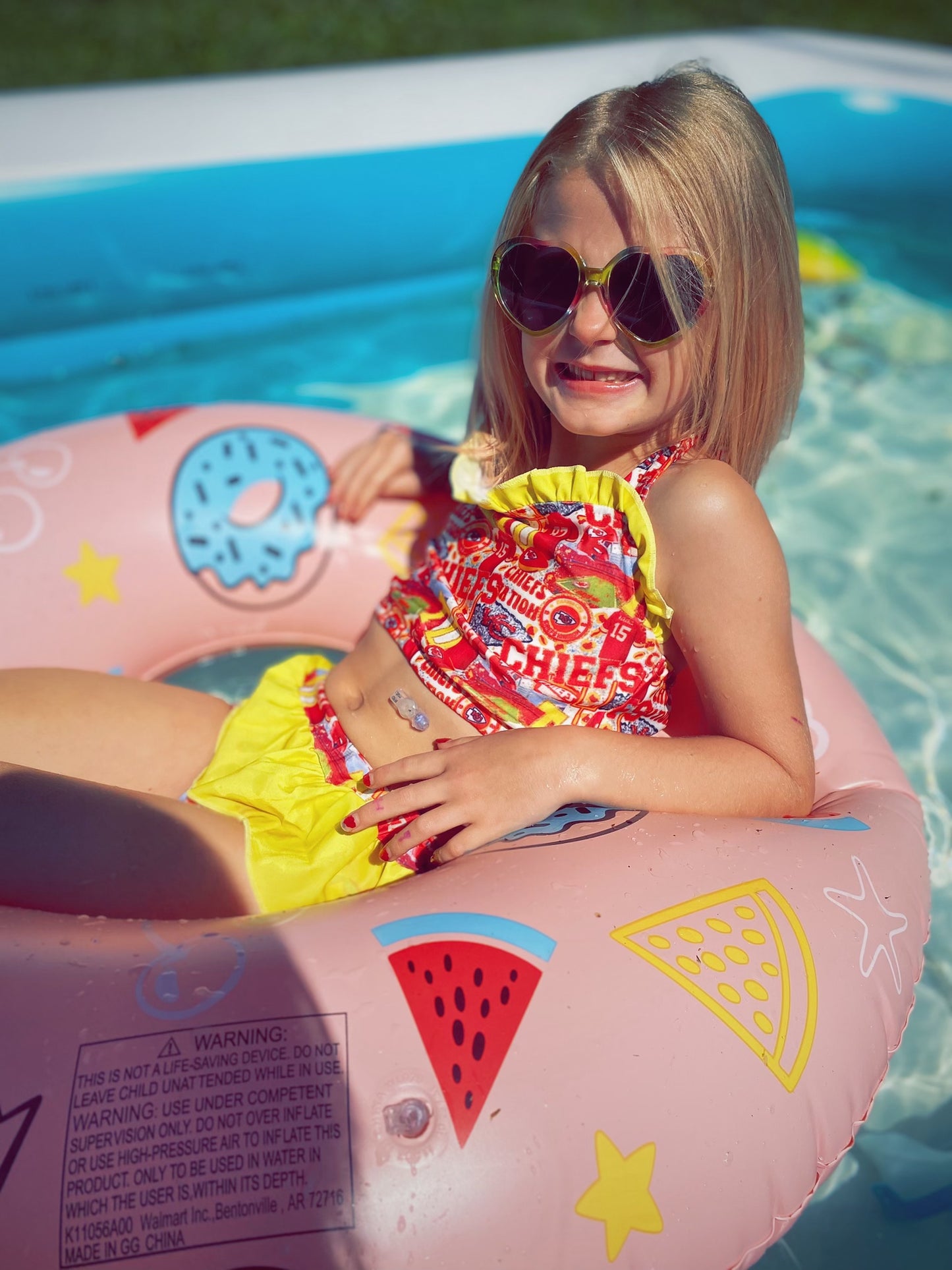 LL custom-chiefs swimsuit