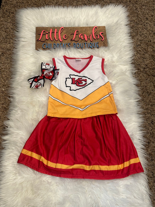 Custom Boutique- Chiefs Cheerleaders outfit