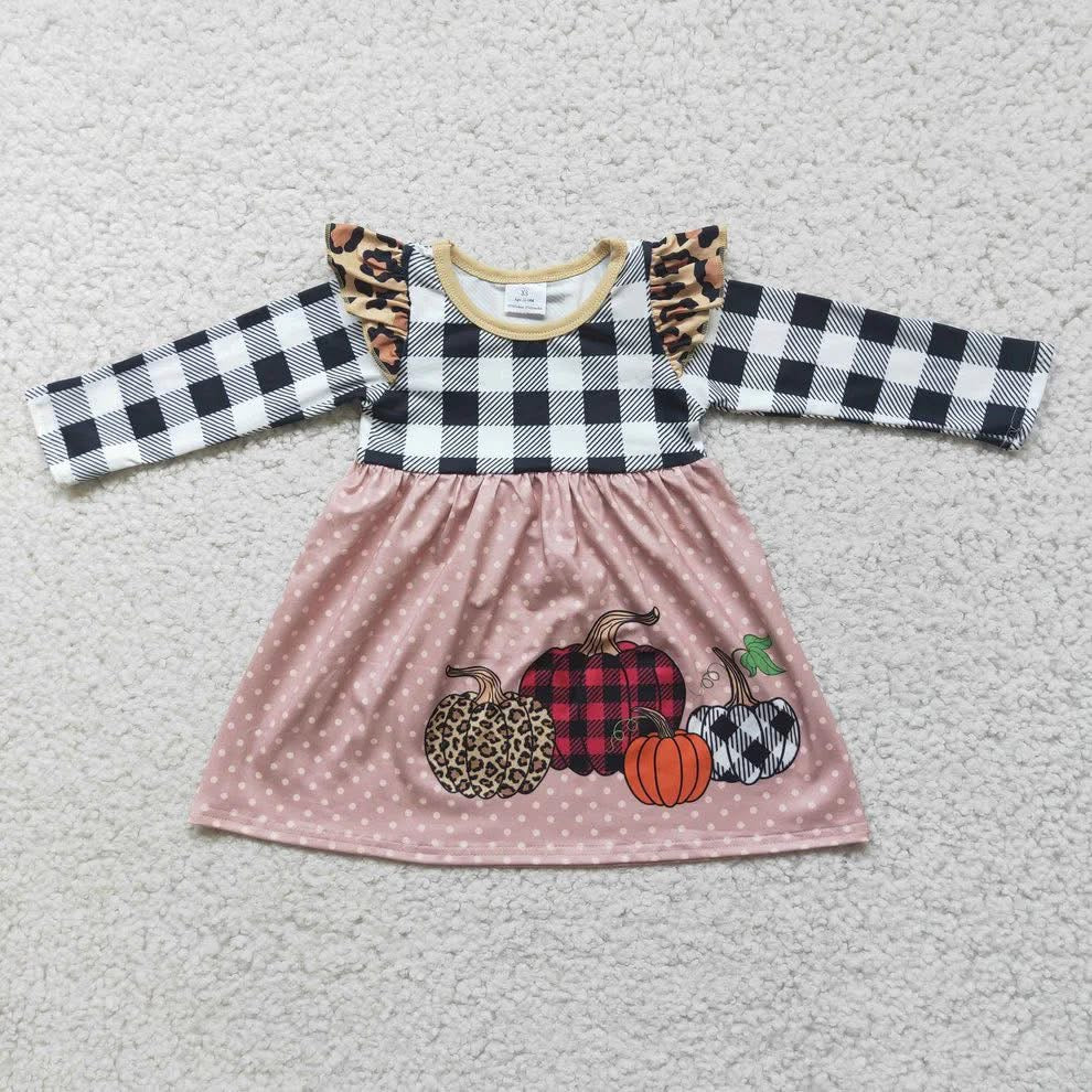 AR thanksgiving flash sale -plaid pumpkin dress