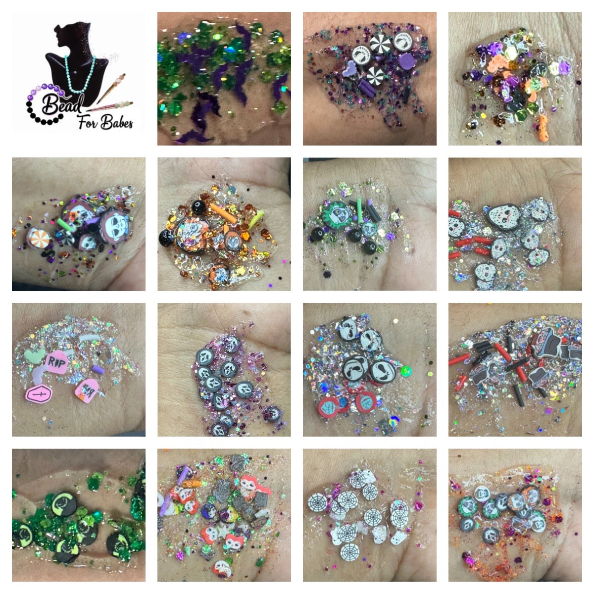 Halloween Glitter gel