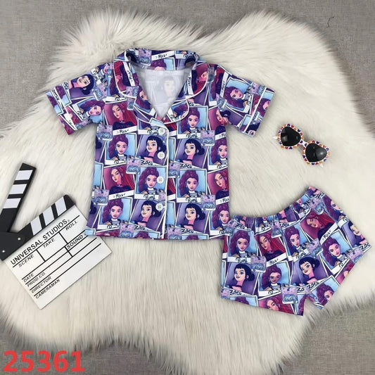 November 2025 preorder- Kpop purple pajama with shorts