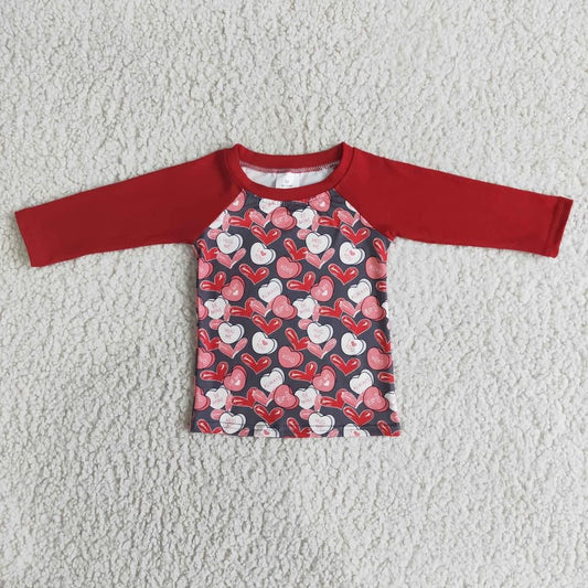 Valentine’s Flash Sale (AR) - boys conversation hearts shirt