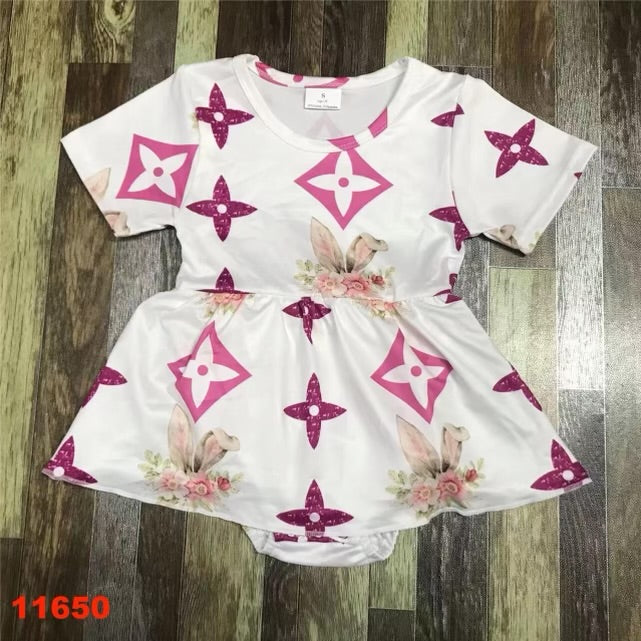 Bunny diamond romper
