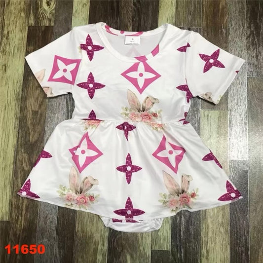 Bunny diamond romper