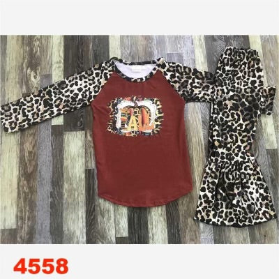 Burgundy pumpkin leopard bells