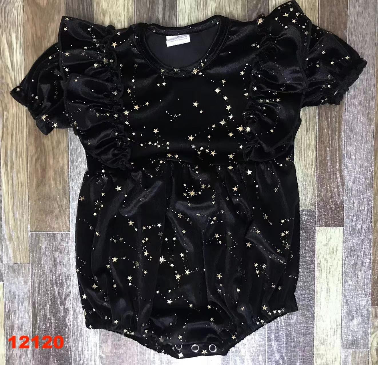 Black star romper