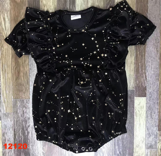Black star romper