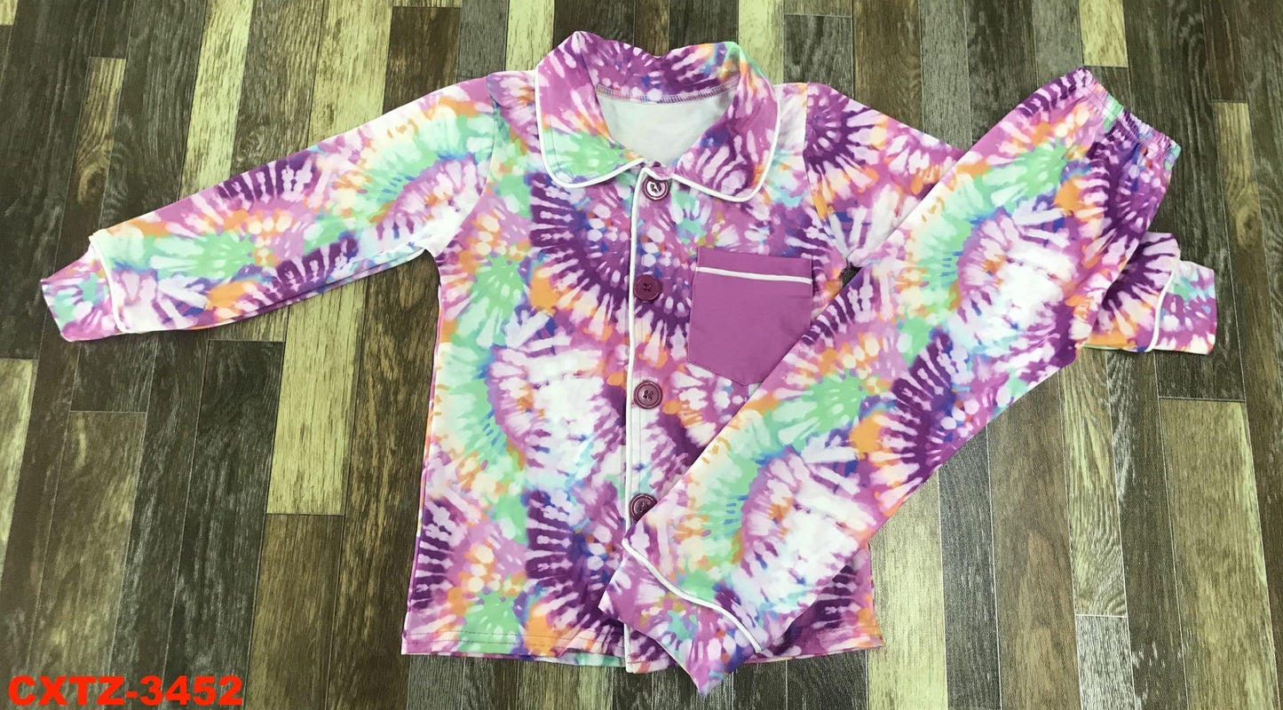 Tiedye Long Sleeve PJs