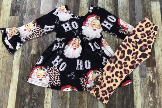 Ho Ho Santa leopard outfit