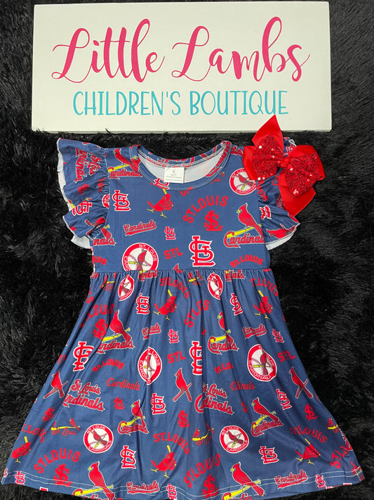 Blue Cardinals Dress