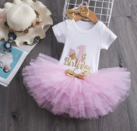 1st Birthday Tutu Light Pink