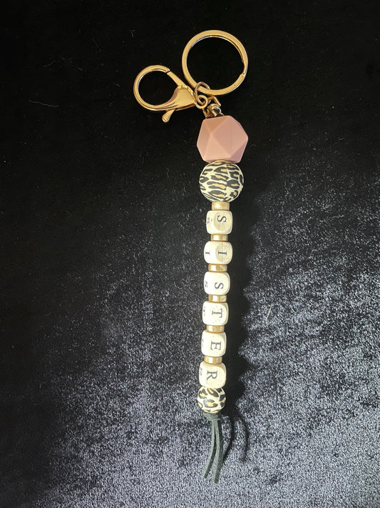 Sister Key Chain Cheetah
