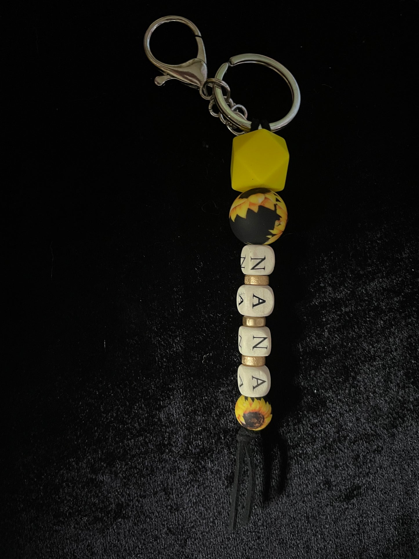 Nana Sunflower Key Chain