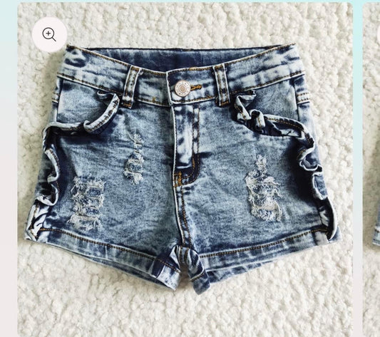 Jean short ripped