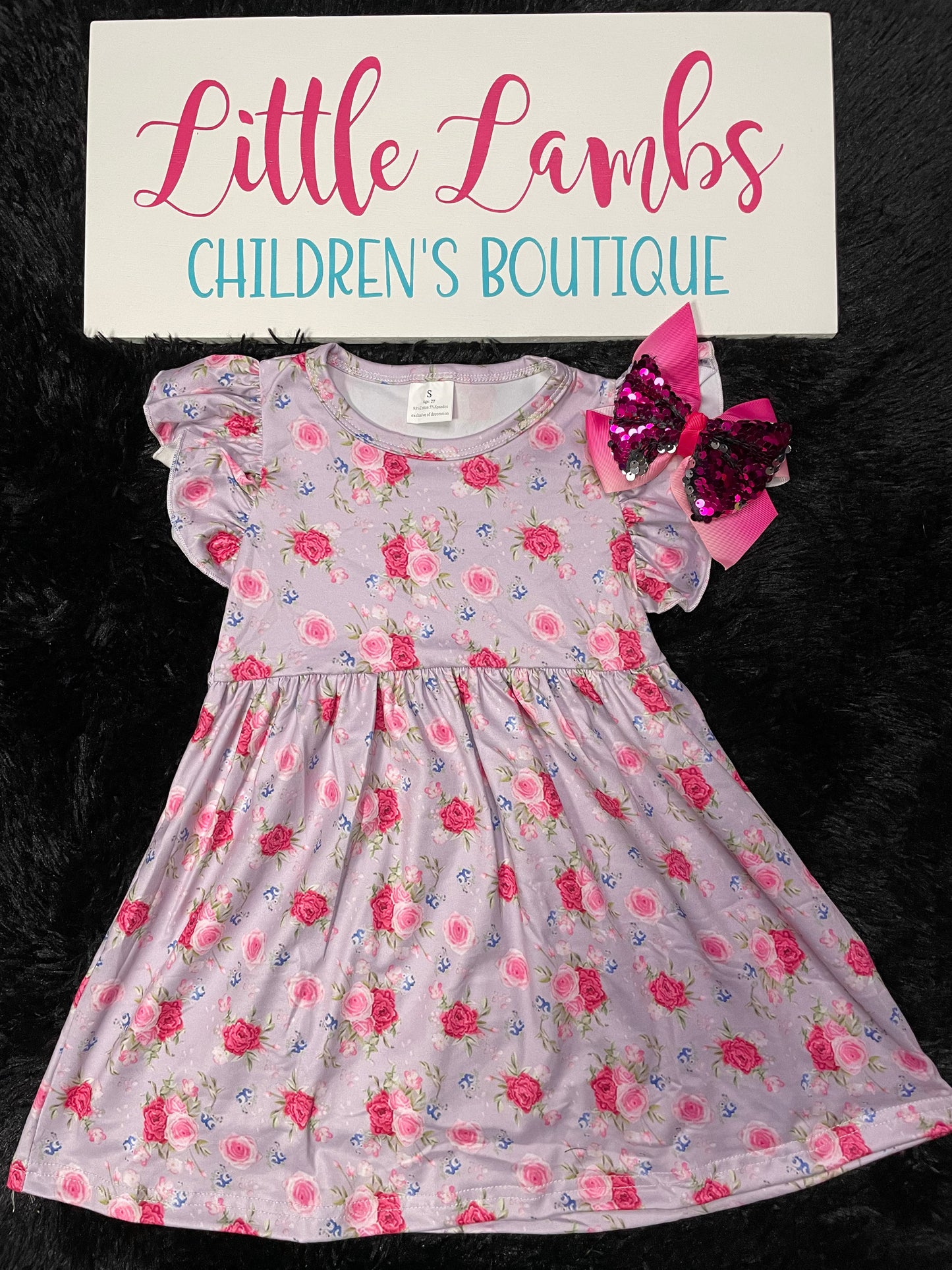 Purple Rose Dress