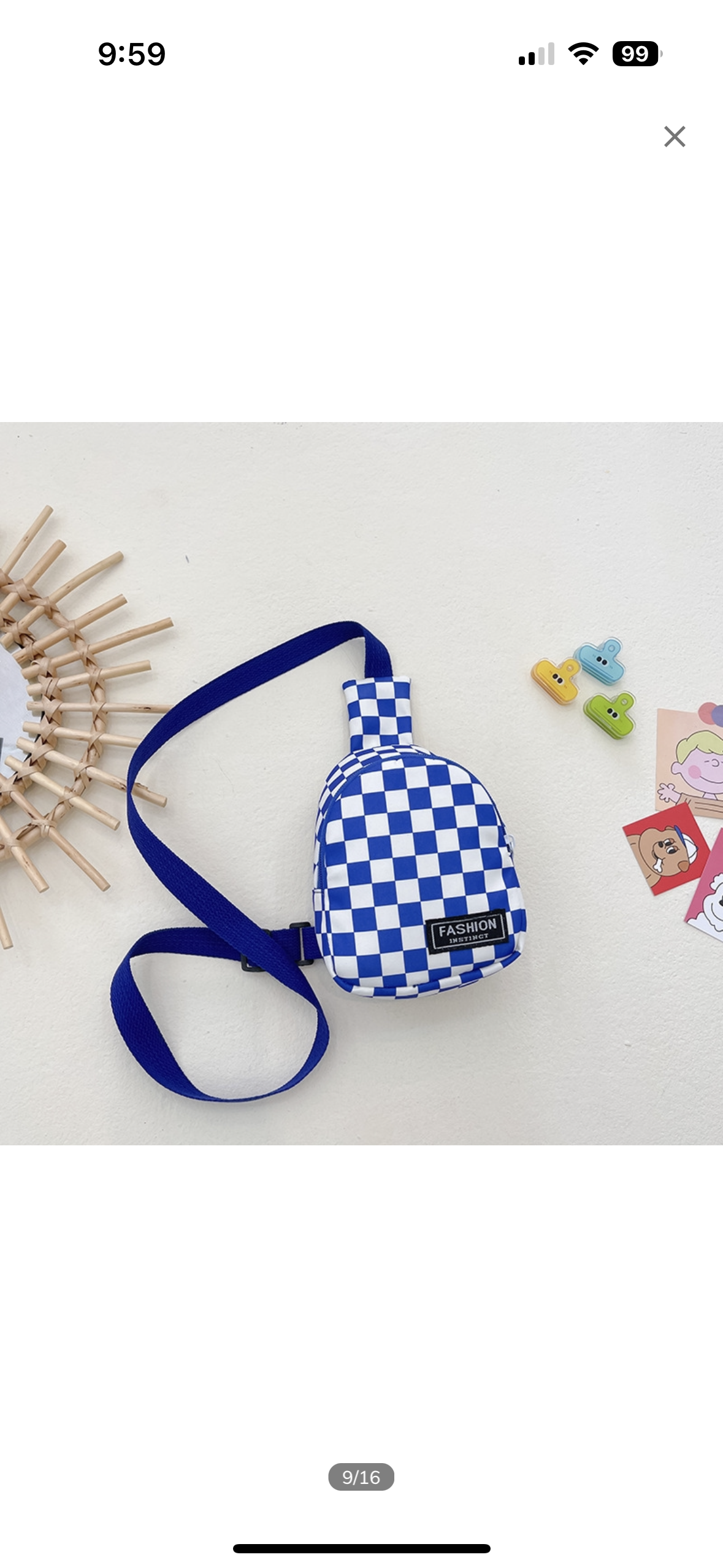Big kids sling bag