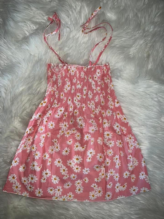 Smocked flower dress