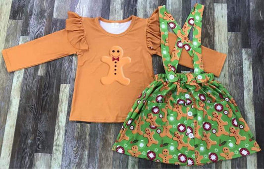 Ginger man shirt with skirt
