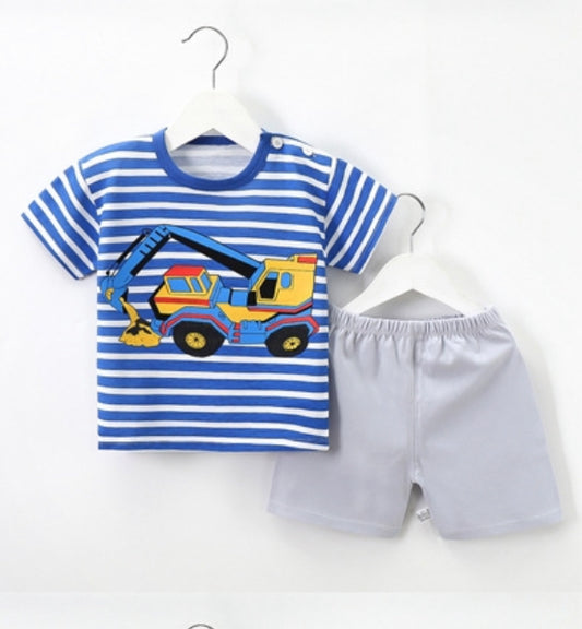 Short and tshirt set - 2 design