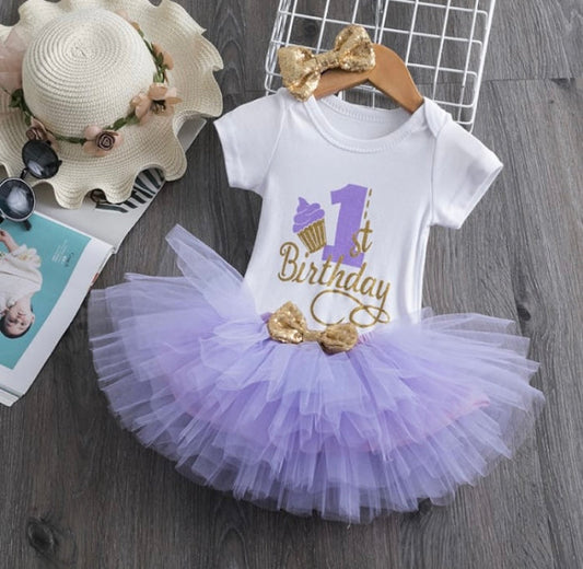 1st Birthday Tutu Purple