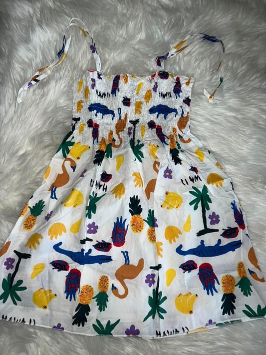 Smocked animal dress