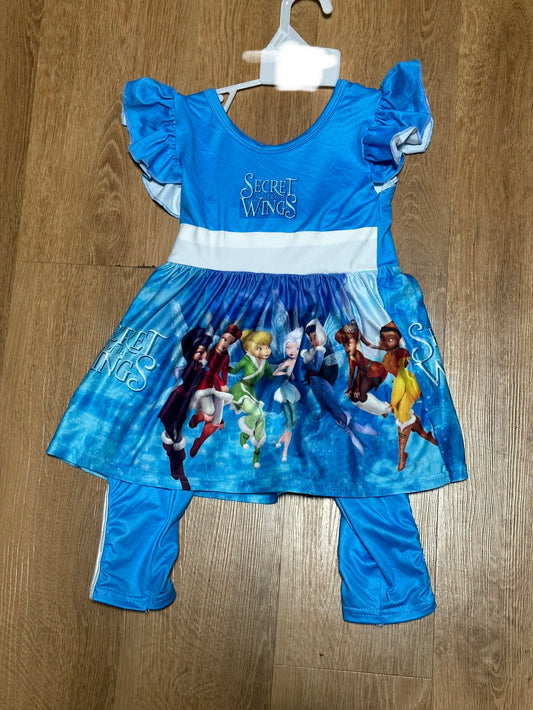 Secret wing dress and pants