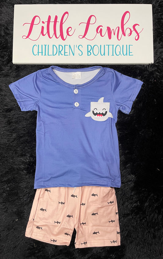 Boy’s Shark Short Set