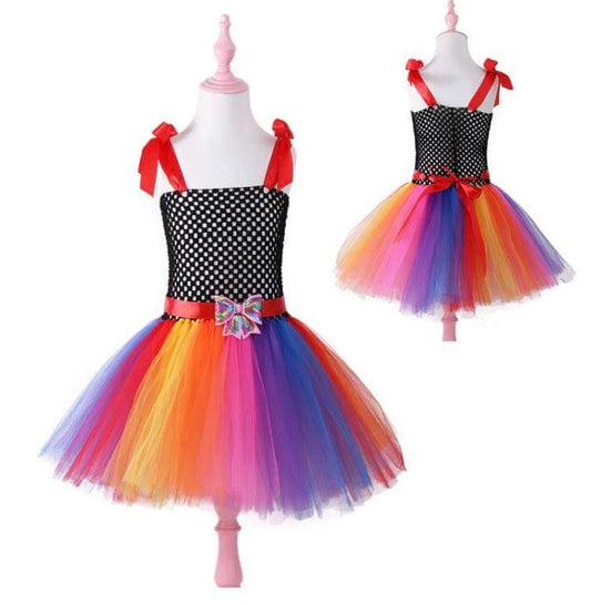 Rainbow Tulle Dress