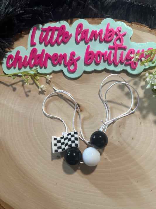 Silicone focal boys necklace-speedway