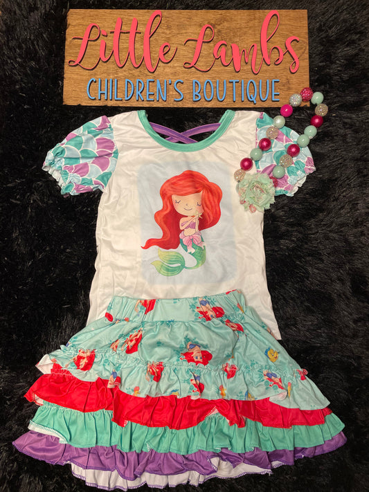 Ariel skirt set