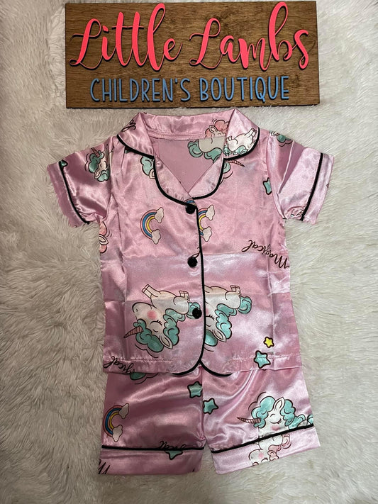 Girls silk PJ