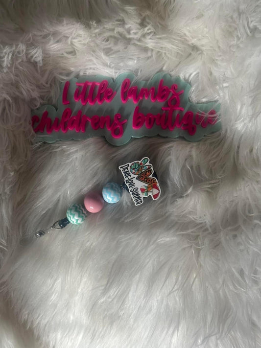 Badge reel- live love summer