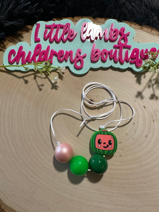 Silicone focal boys necklace-cocomelo