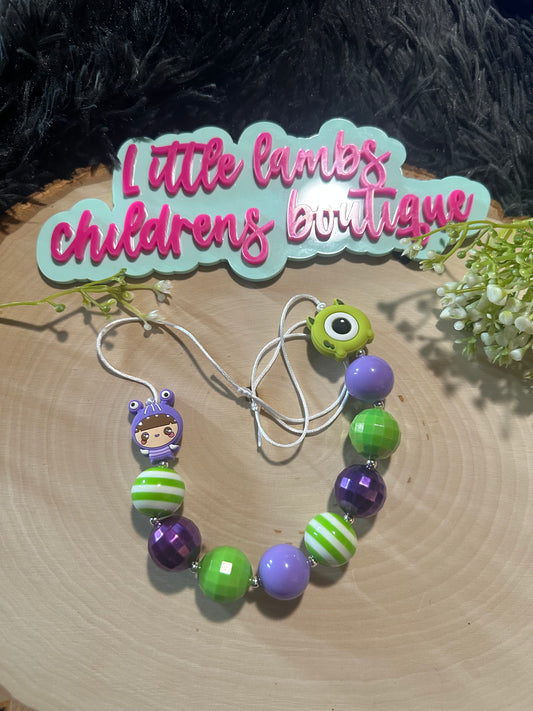 Silicone Monster Inc necklace