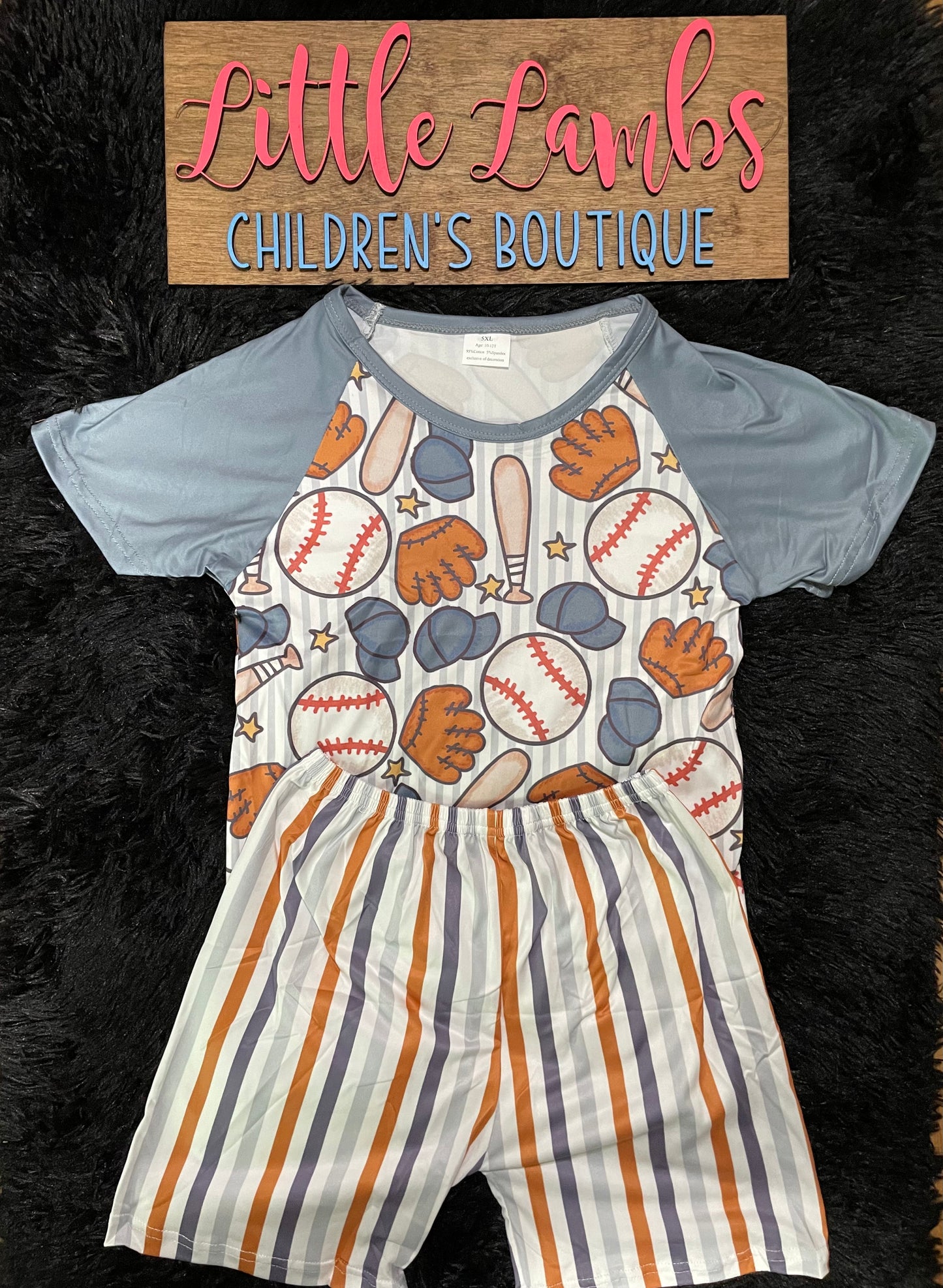 Baseball Theme Short Set