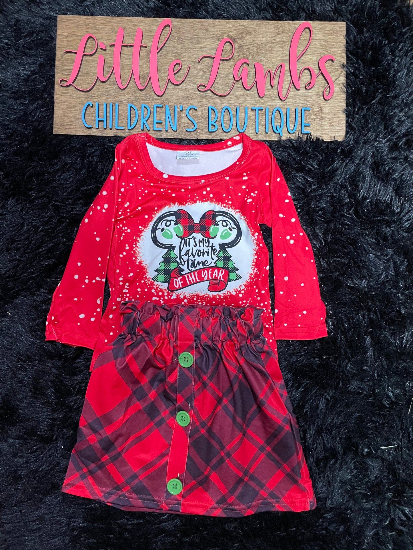 Minnie skirt Christmas