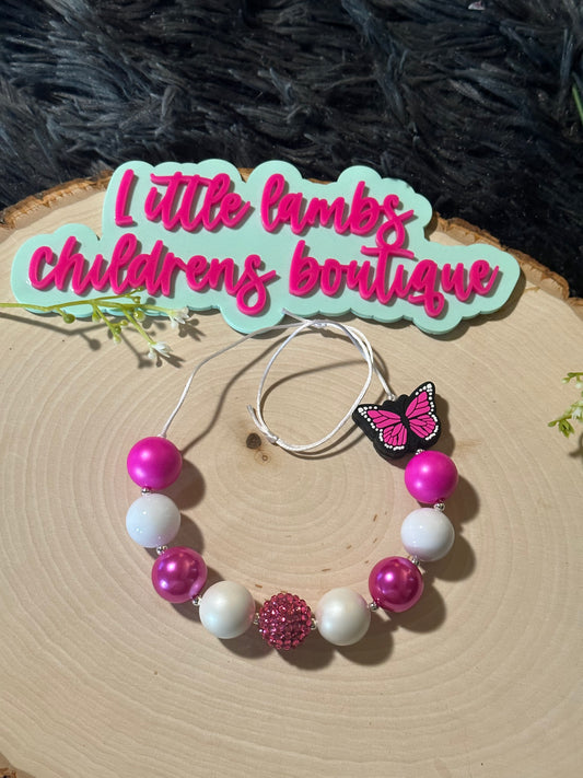 Silicone focal necklace-butterfly!
