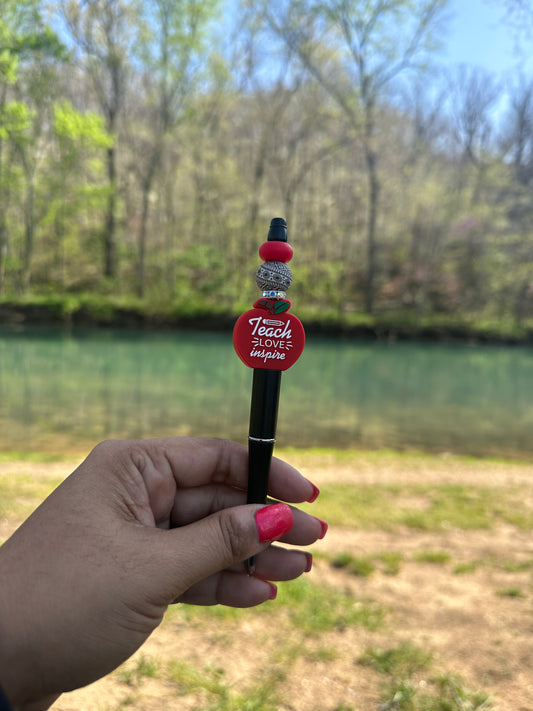 RTS pen - Teach with solid red and black print