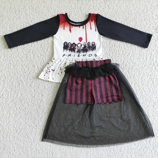 Friends Halloween tulle bottom