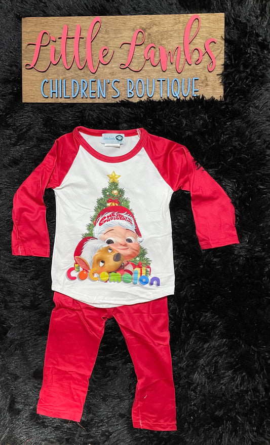 Coc0mel0 boys Christmas outfit