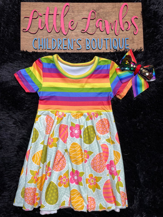 Rainbow Easter Dress